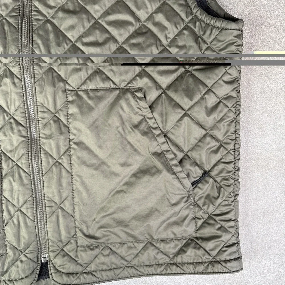 The North Face Cuchillo Vest Mens Size XXL Olive Green Quilted Insulated